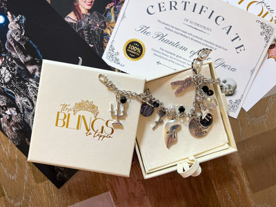 Charm Bracelet with Stage-Used Chandelier Bead